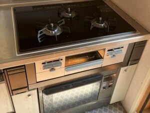 兵庫キッチン取付け隊　サンウェーブ特殊コンロの工事　施工後